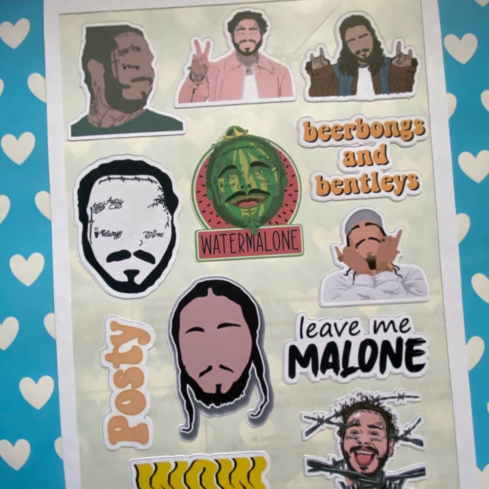 Post Malone Stickers - Picture 5 of 7